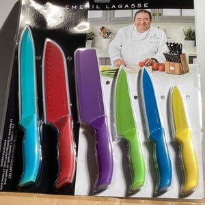 Emeril lagasse Multi colored 12 pc knife set